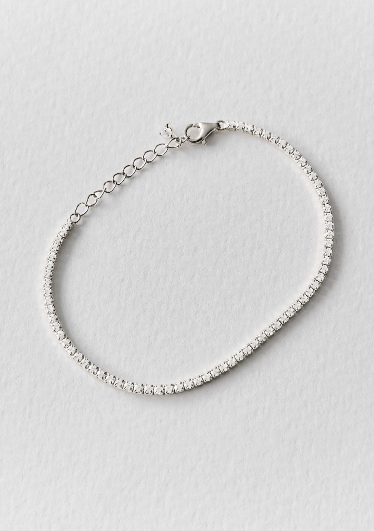 Palais Fine Tennis Bracelet - Silver