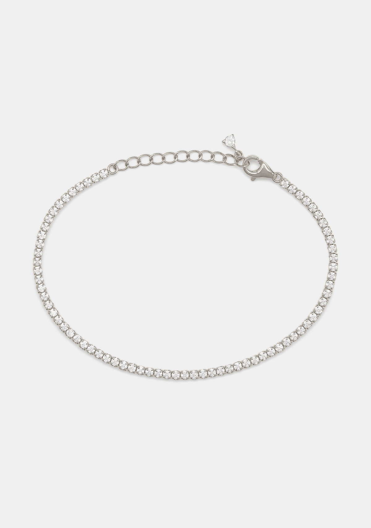 Palais Fine Tennis Bracelet - Silver
