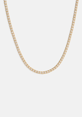 Palais Fine Tennis Necklace - Gold
