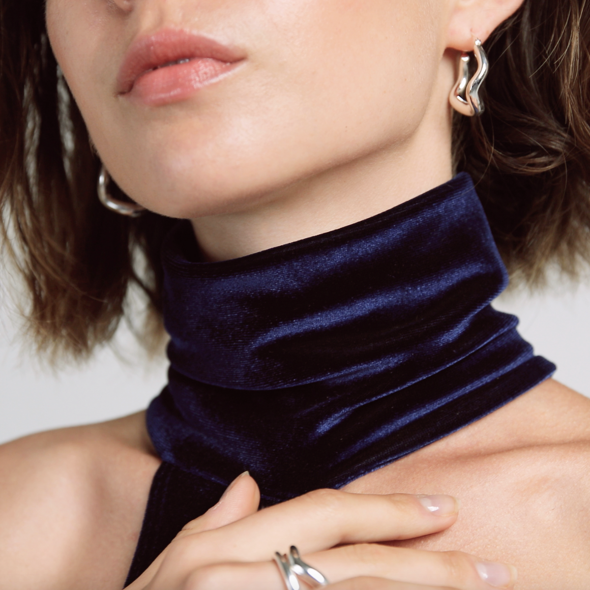 Wabi Sabi Hoops - Silver