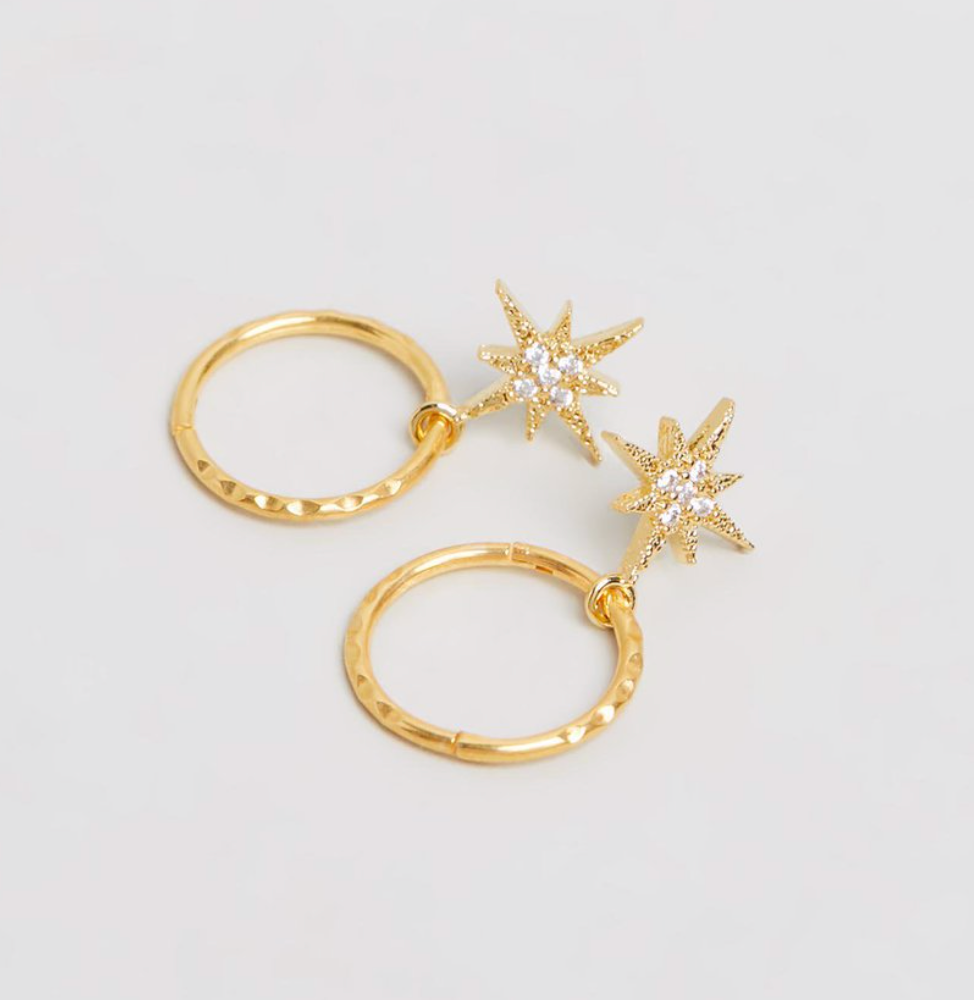 North Star Mini Hoops - Gold