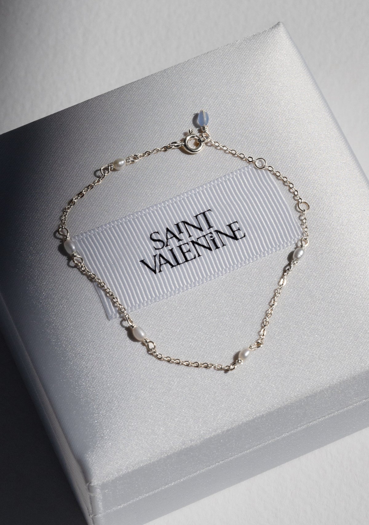 Something Blue Bracelet - Silver