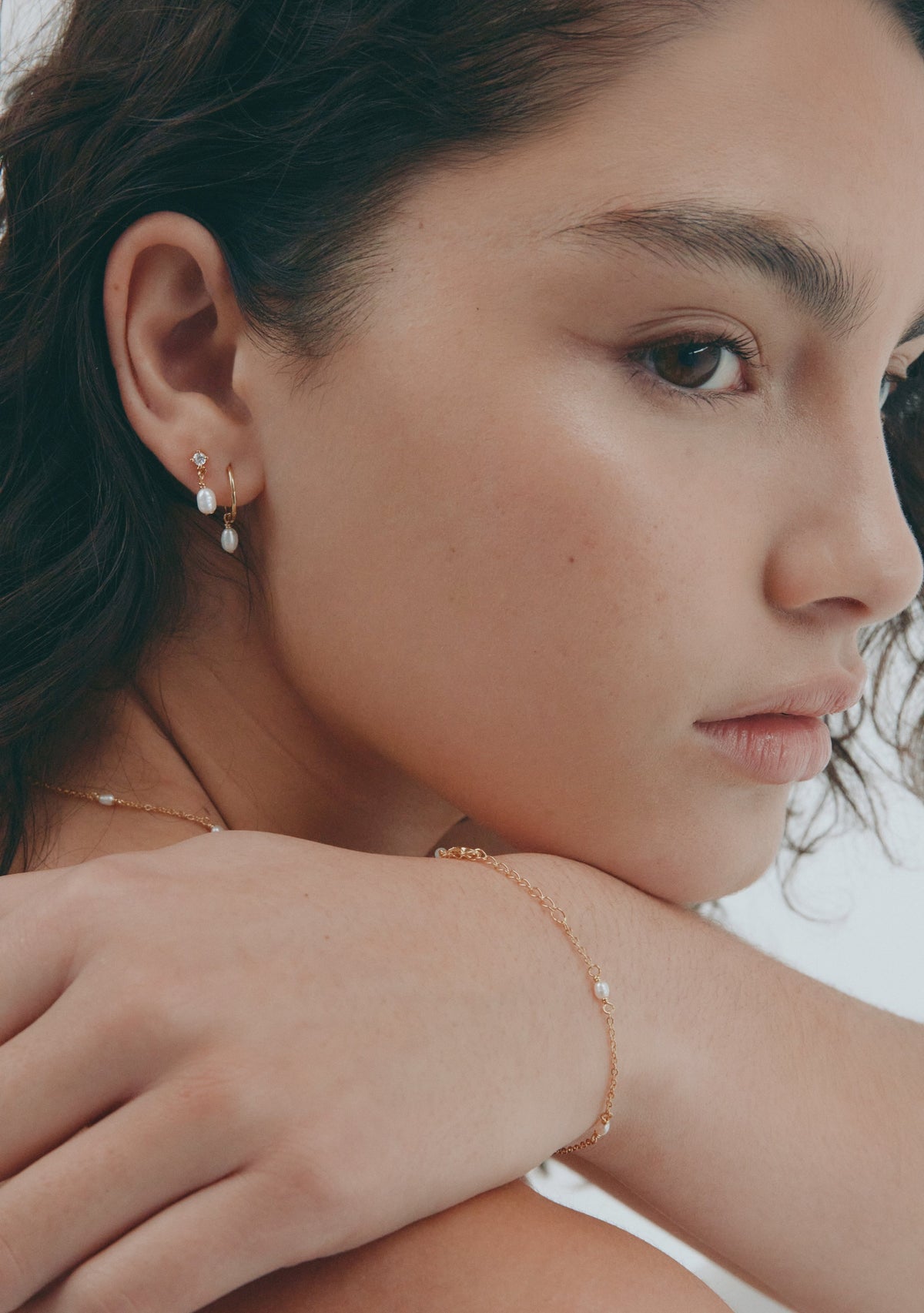 Aspen Mini Drop Earring - Single - Gold