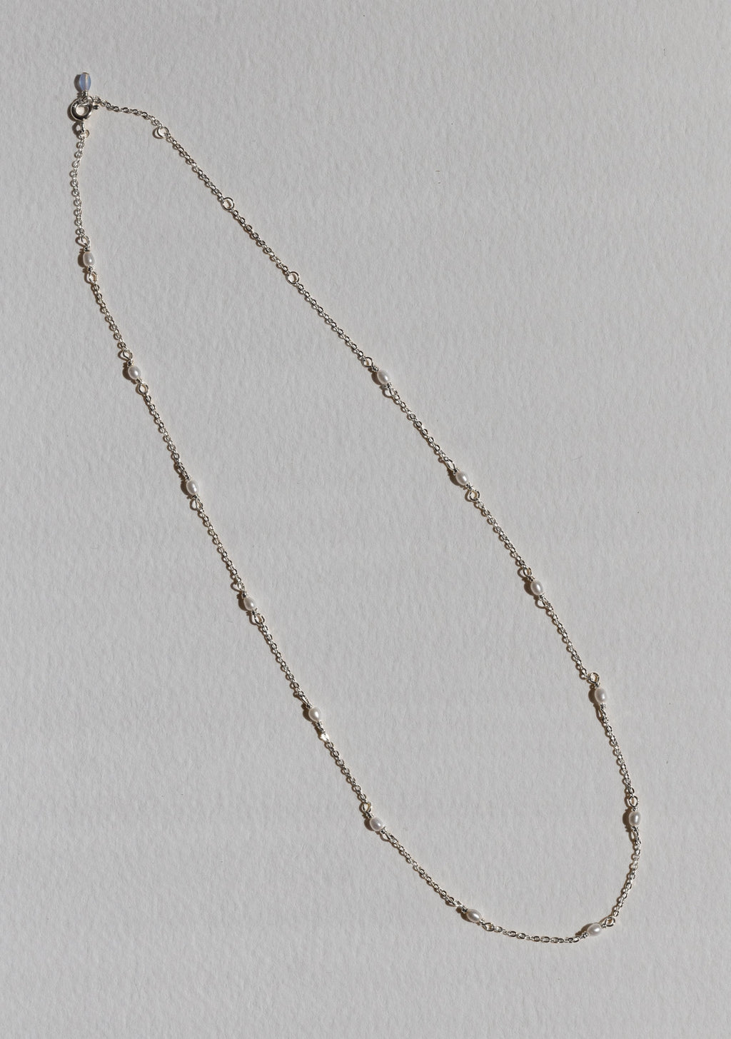 Something Blue Necklace - Silver