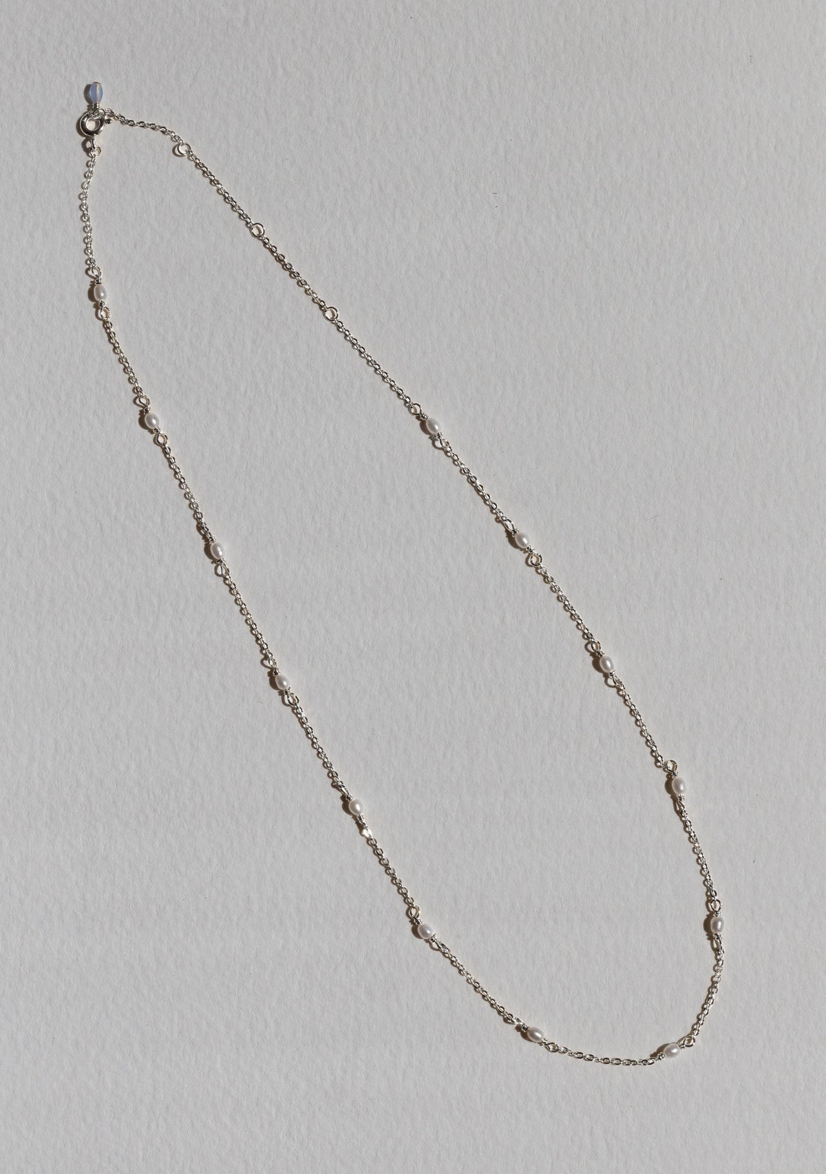 Something Blue Necklace - Silver