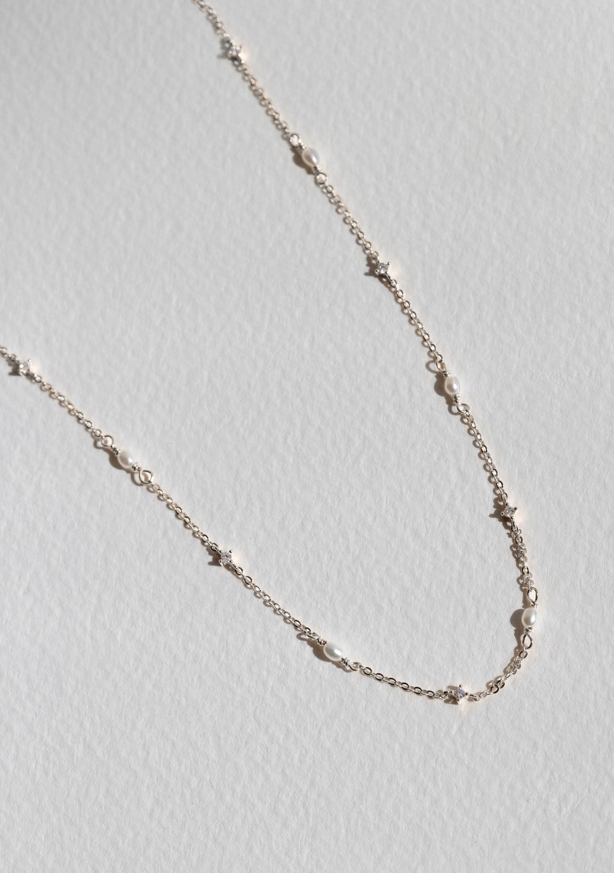 Stars & Moons Necklace - Silver