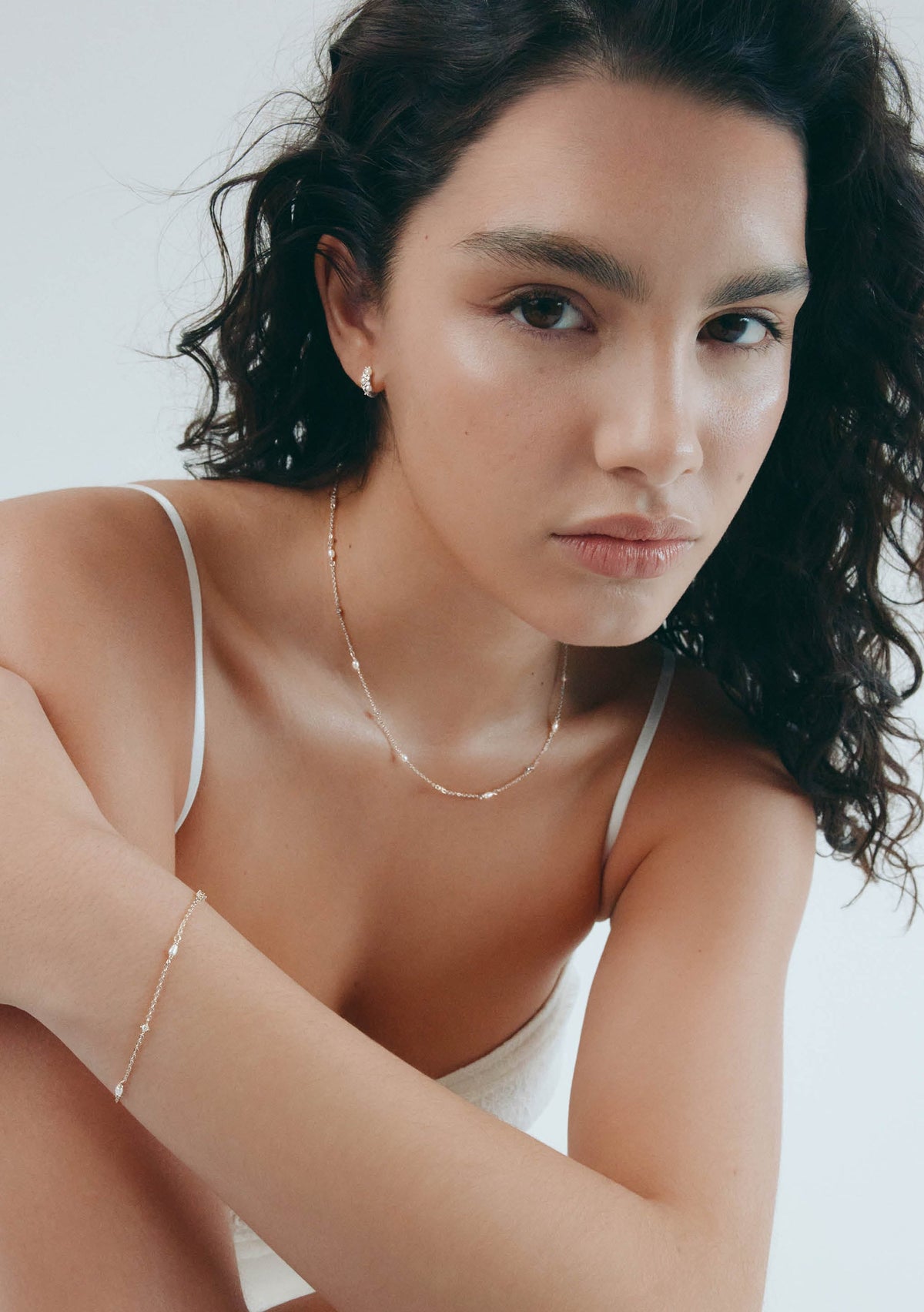 Stars & Moons Necklace - Silver