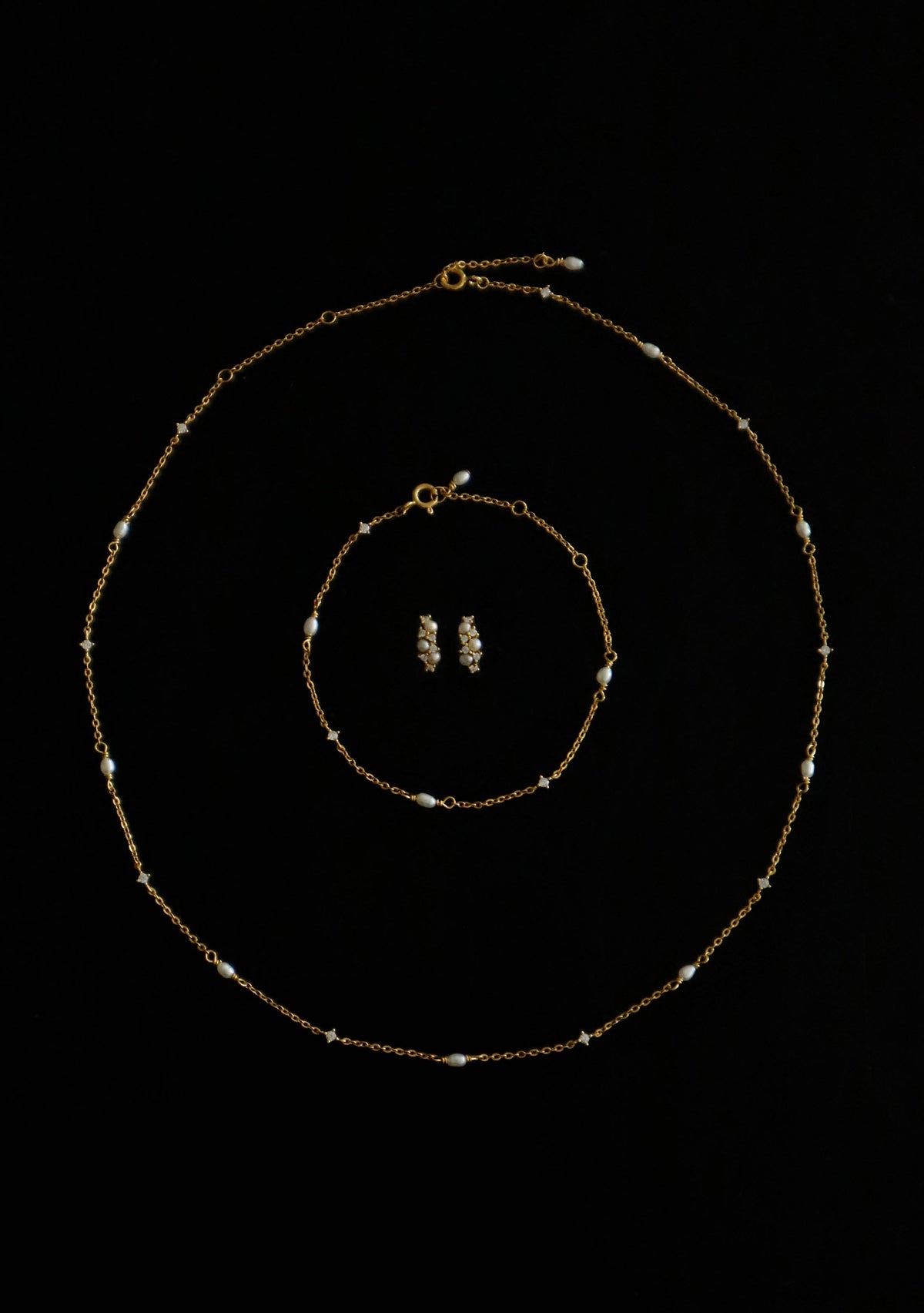 Stars & Moons Necklace - Gold