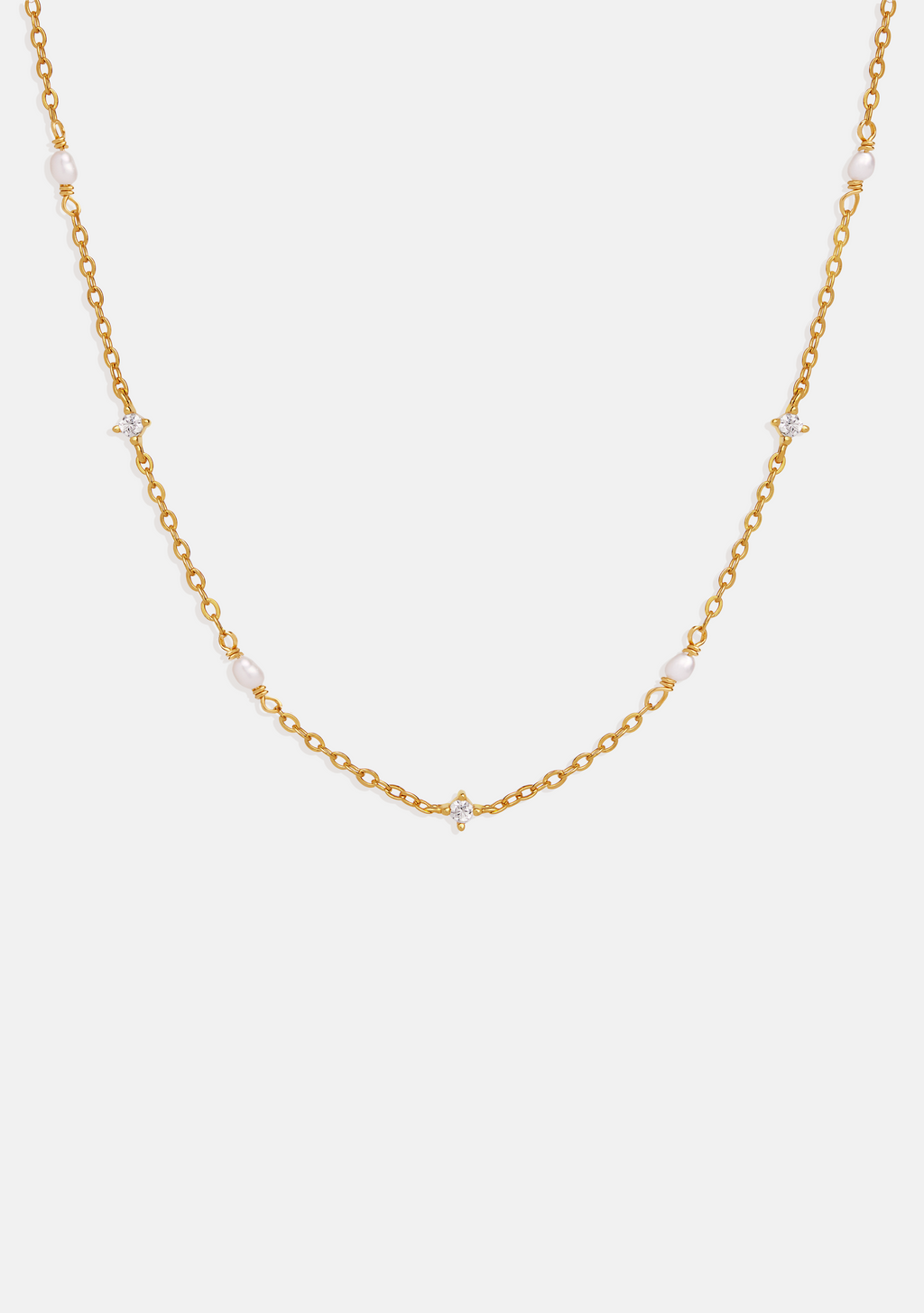 Stars & Moons Necklace - Gold