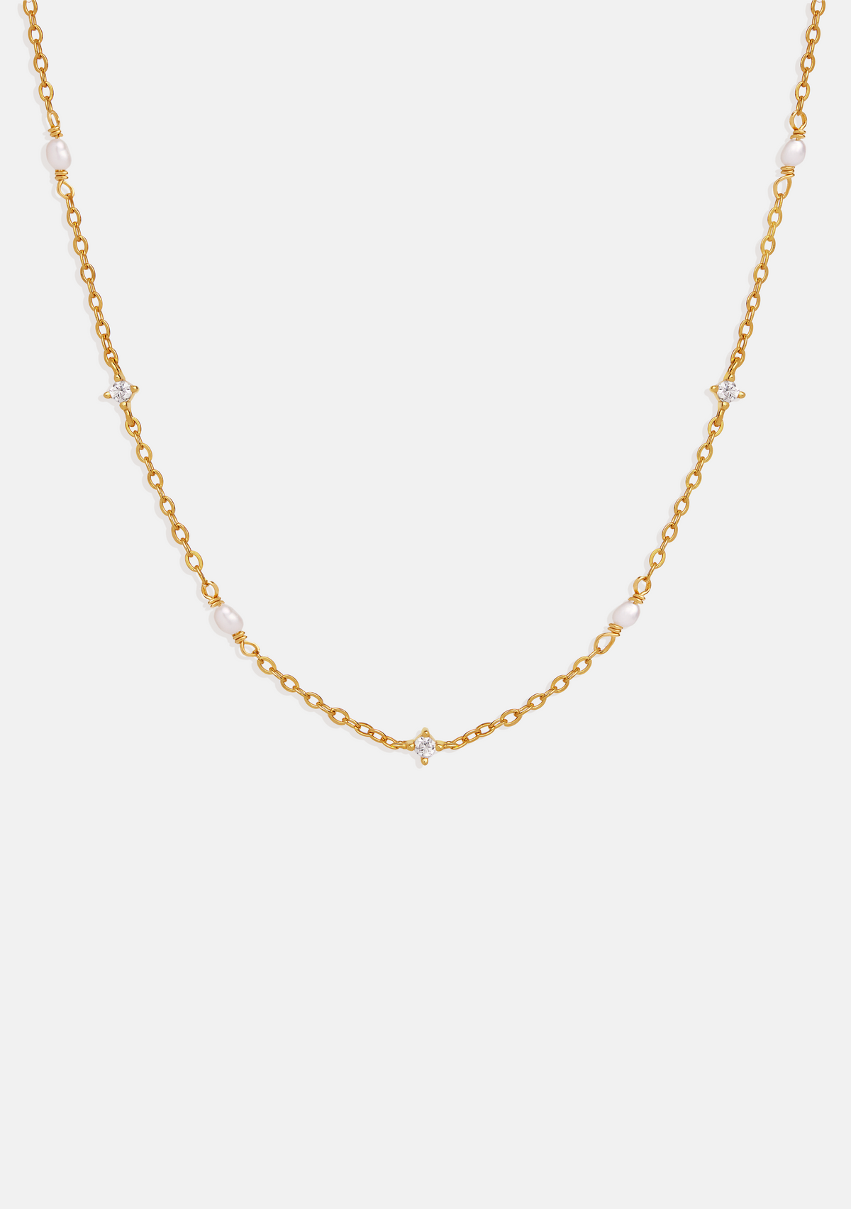 Stars & Moons Necklace - Gold