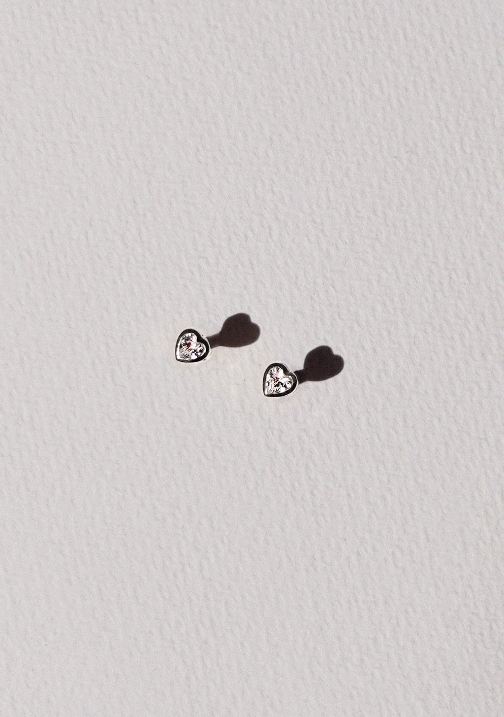 True Love Flat Back Studs - Silver