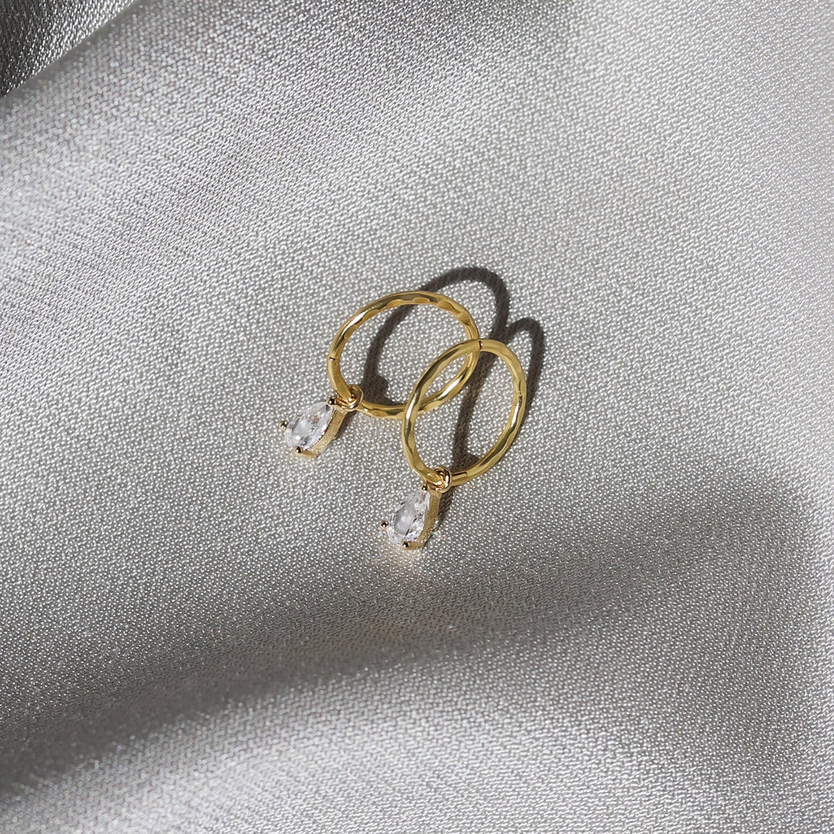 Valentine Mini Hoops - Gold