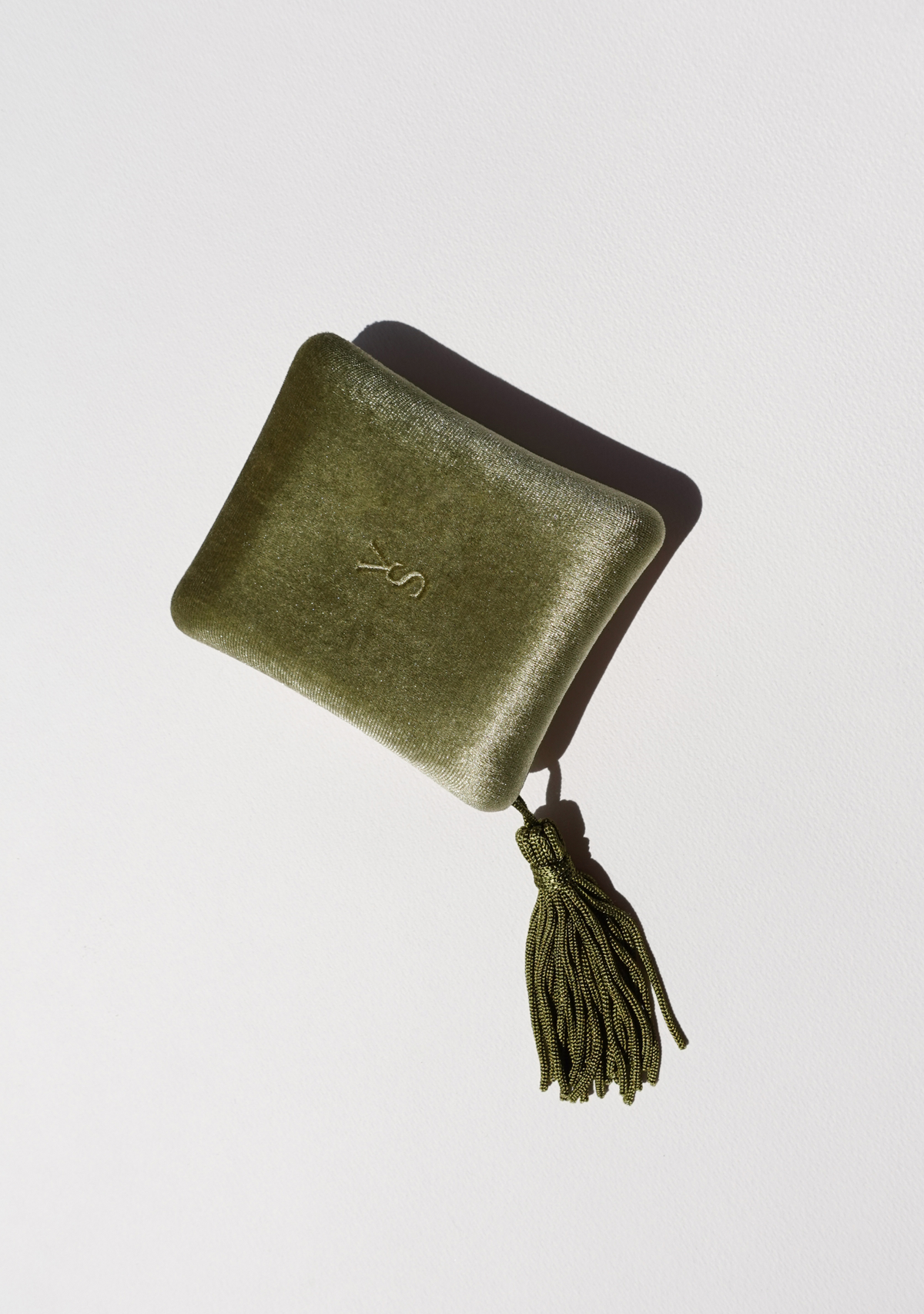 Velvet Jewellery Box - Pistachio