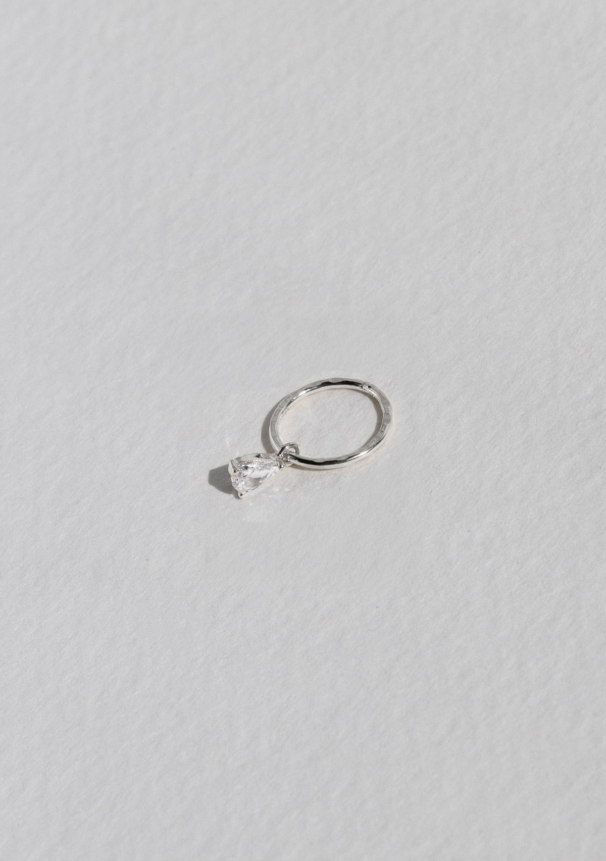 Valentine Mini Hoop - Single - Silver
