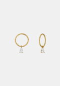 Valentine Mini Hoops - Gold