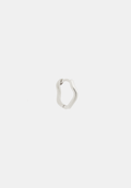 Vera Wave Huggie - Single - Silver