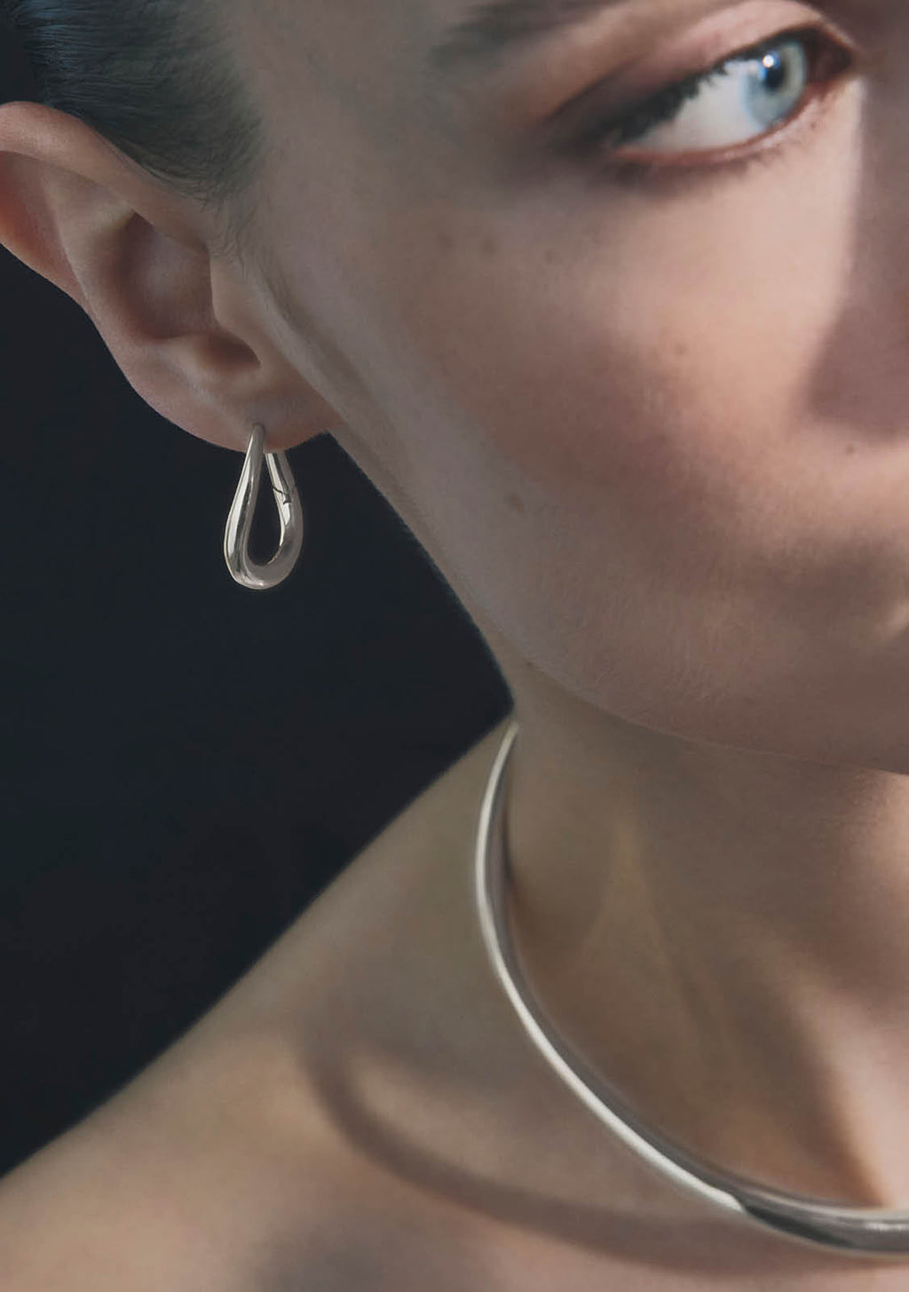 Verso Hoops - Silver