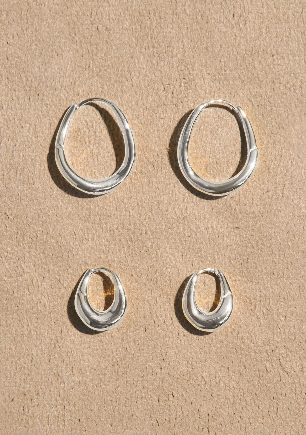 Verso Hoops - Silver