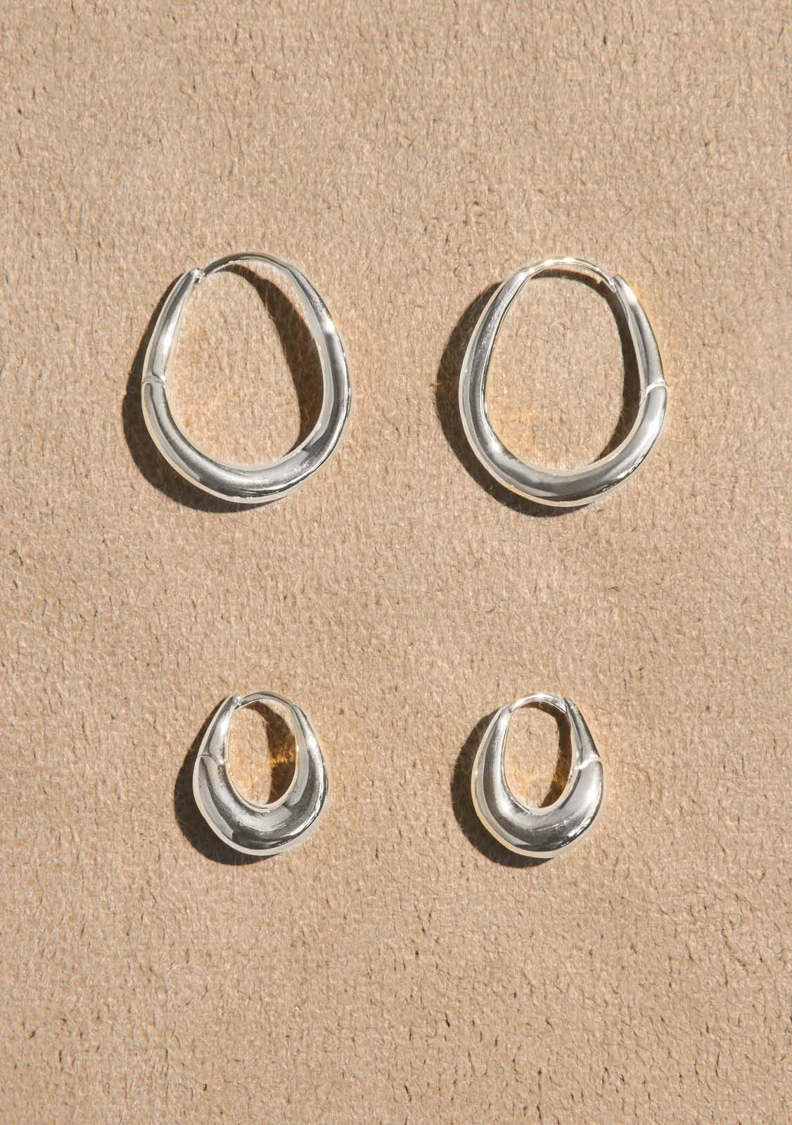 Verso Hoops - Silver