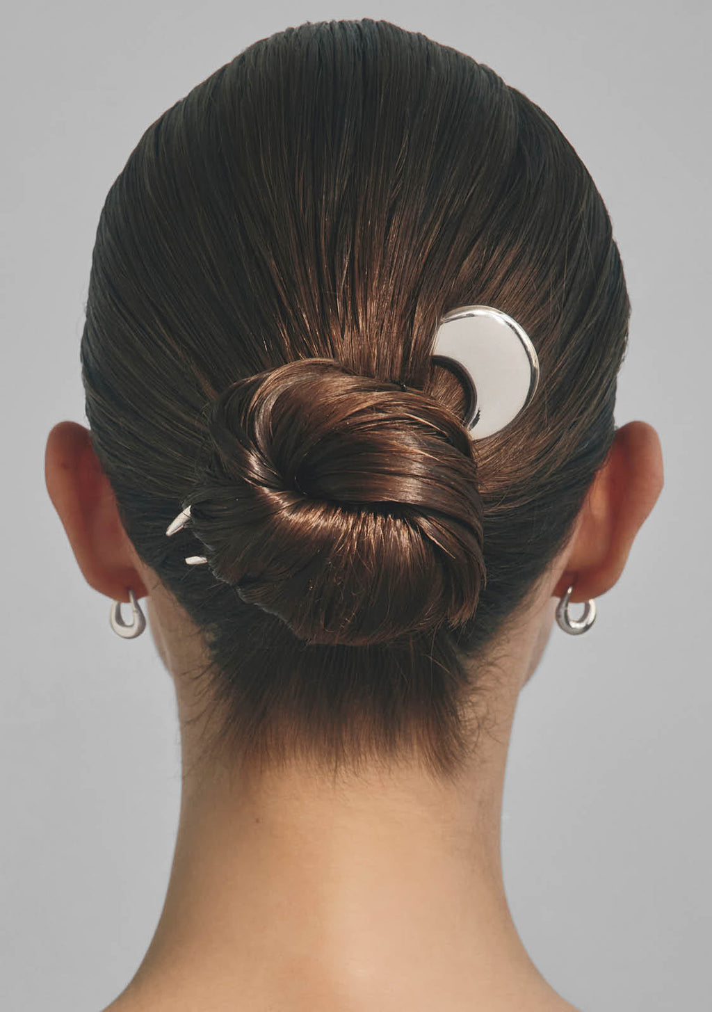 Verso Mini Hoops - Silver