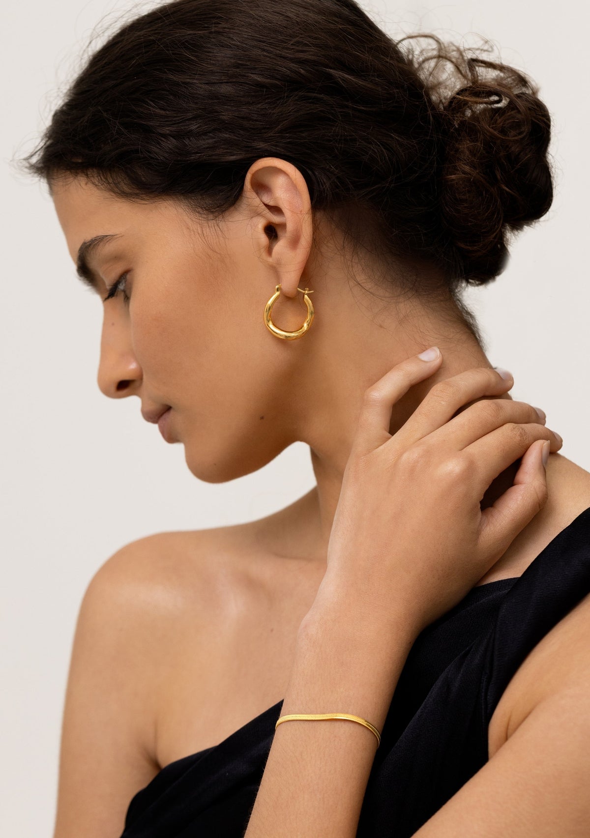 Wabi Sabi Hoops - Gold