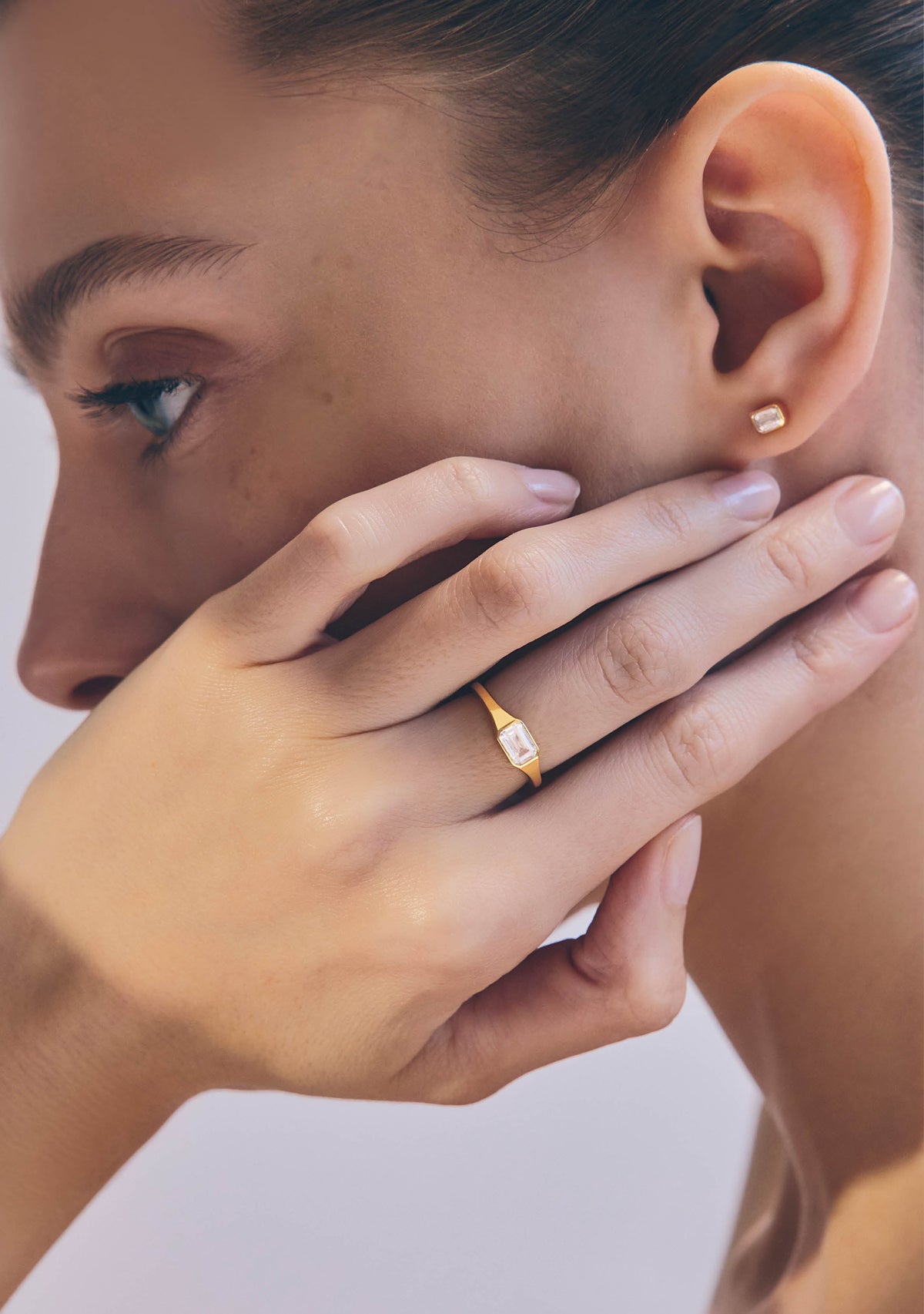 Lineaire Studs - Gold